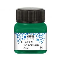 KREUL Glass & Porcelain "Clear" - Dunkelgrün