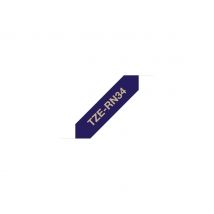 Brother P-touch Textil-Schriftband, 12 mm - Gold auf Dunkelblau