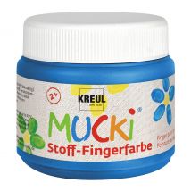 MUCKI Stoff-Fingerfarbe, 150 ml - Blau
