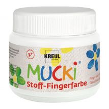 MUCKI Stoff-Fingerfarbe, 150 ml - Weiß