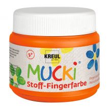 MUCKI Stoff-Fingerfarbe, 150 ml - Orange