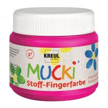 MUCKI Stoff-Fingerfarbe, 150 ml - Pink
