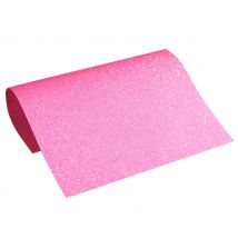 Extra Bling Bügelfolie A4 - Neon-Pink