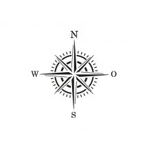 Schablone "Windrose"