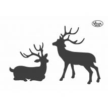 Schablone "Hirsche"
