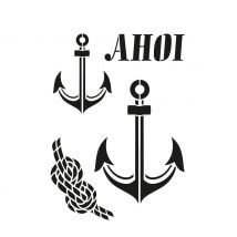 Schablone "Ahoi"