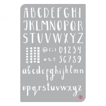 Bullet Journal Schablone "Alphabet"