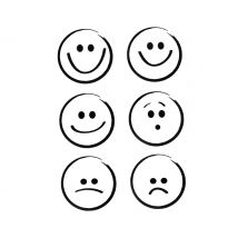 Clear Stempel-Set "Emoticons"