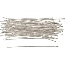 Stifte für Zauberperle, 50 Stück - Silber