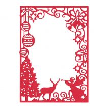 Stanzschablone "Weihnachtsszenerie"