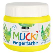 MUCKI Fingerfarbe, 150 ml - Gelb