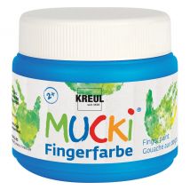 MUCKI Fingerfarbe, 150 ml - Blau