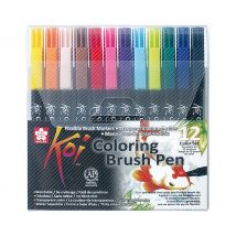 Pinselstift Koi Coloring Brush Set, 12 Farben