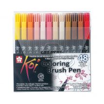 Pinselstift Koi Coloring Brush Set, 48 Farben
