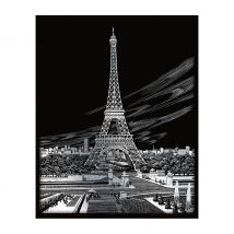 Kratzbild "Eiffelturm"