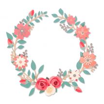 Sizzix Thinlits ponssjabloon "Wedding Wreath"