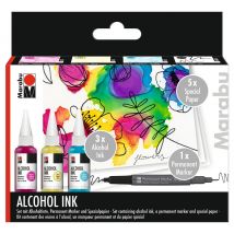 Marabu Alcohol Inkt Set "FLOWERS"