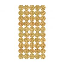 Sticker "Cirkels goud", 200 stuks
