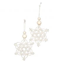 Macramé knutselkit "Sneeuwvlokken"