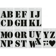 Sjabloon-set "XL Letters"