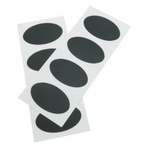 Krijtbord "Stickers ovaal", 8 stuks.
