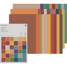 Knutselpapier-Blok "Earthy Colours"
