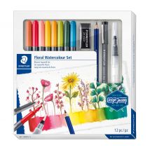 STAEDTLER Aquarel-set "Bloemen"