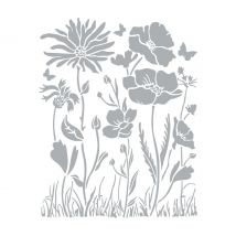 Sjabloon "Atelier Flower",  20 x 25 cm