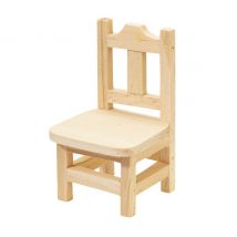 Miniatuur houten stoel