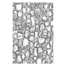 Sizzix 3D embossing sjabloon "Mini Cobblestone by Tim Holtz"