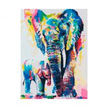 Schilderen op nummers "Olifanten"