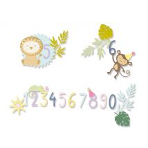 Sizzix Thinlits ponssjabloon "Jungle Fun"