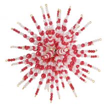 Parelsterren complete set "Red & White"