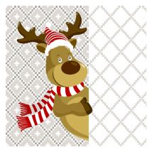 Servet "Hello Christmas" - 20 stuks