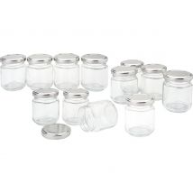 VBS Potjes met schroefdop "Rond", 100 ml, 12 stuks