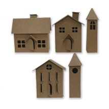 Sizzix Thinlits ponssjabloon "Paper Village #2 by Tim Holtz"
