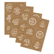Sticker "Kerstmis post"
