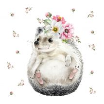 Servet "Schattige egel"