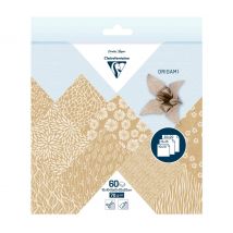 Vouwpapier assortiment "Kraftpapier Floral"