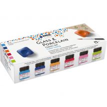 KREUL Glass & Porcelain classic set "Color Living"