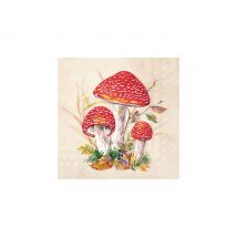 Servetten "Rode paddenstoelen"