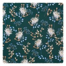 Katoenen stof "Brilliant" bright Flowers