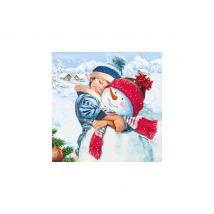 Servet "Sweet Snowmen"