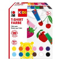 Marabu KiDS "T-shirtverf", 12 x 36 ml