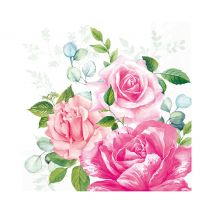 Servet "Edele roos Beverly"
