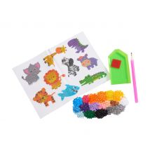 Diamond Painting Sticker knutselset "Dierentuindieren"