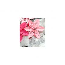 Ponssjablonen vouwbloem "Dotty"