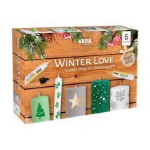 KREUL Candle Pen "Winter Love" set van 6