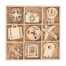 Hout-Strooidelen "Reizen"