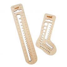 addiCalibro Houten naaldmeterset